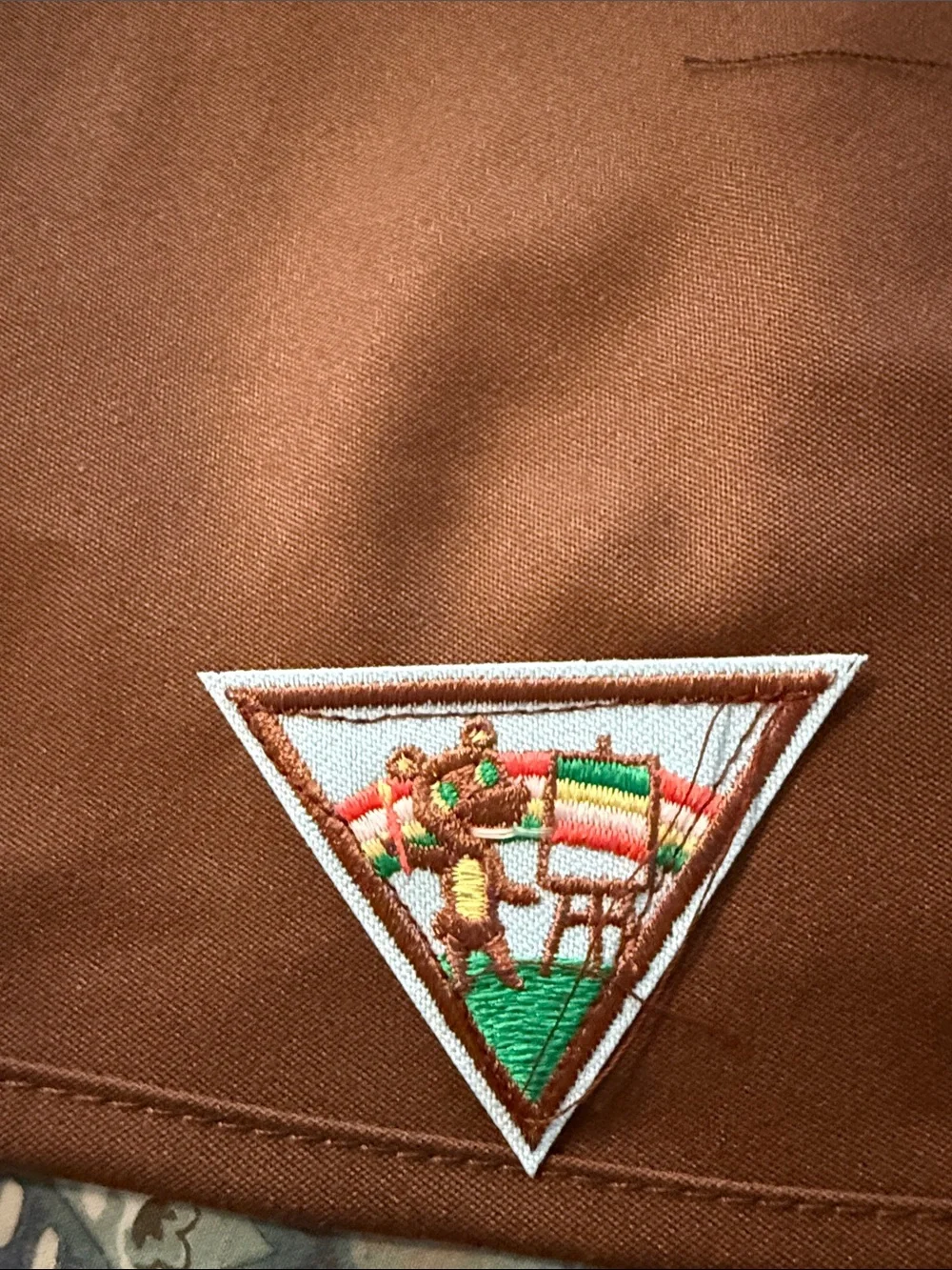 Girl Scouts Brownies Vest with Patch Accents